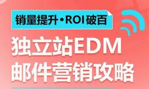 销量提升•ROI破百 独立站EDM邮件营销攻略，如何通过邮件营销每年获得100万美金销售额!-520资源库