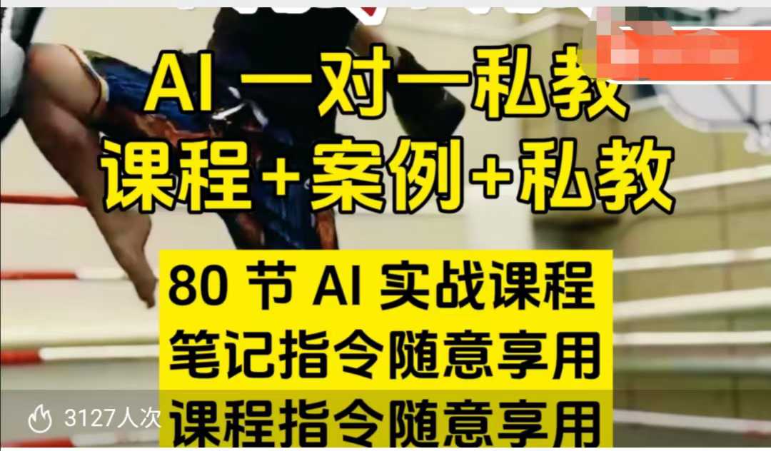 AI指令实战课，课程+案例，80节AI实战课程，笔记指令随意享用，课程指令随意享用-520资源库