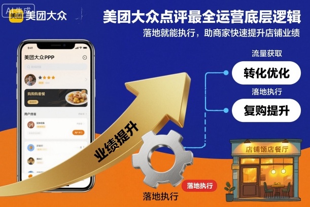 美团大众点评最全运营底层逻辑，落地就能执行，助商家快速提升店铺业绩-520资源库