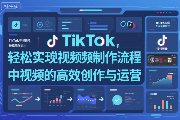 TikTok中视频制做流程，轻松实现Tk中视频的高效创作与运营-520资源库