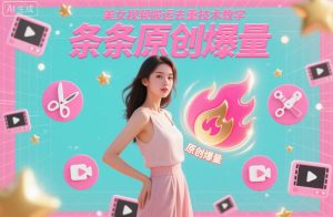 美女视频搬运去重技术教学，条条原创爆量-520资源库