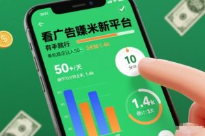 看广告賺米新平台,有手就行,单机稳定日入50+,操作10分钟上手,3天搞了1.4k【揭秘】-520资源库