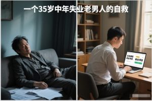 付费文章：一个35岁中年失业老男人的自救-520资源库