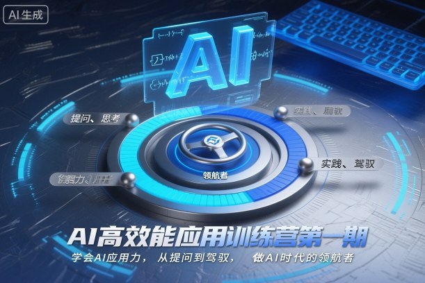 AI高效能应用训练营第一期，学会AI应用力，从提问到驾驭，做AI时代的领航者（更新）-520资源库