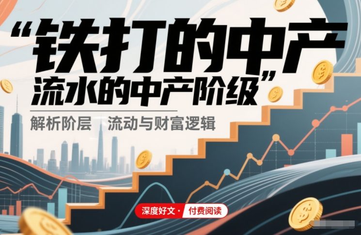 付费文章：铁打的中产，流水的中产阶级-520资源库