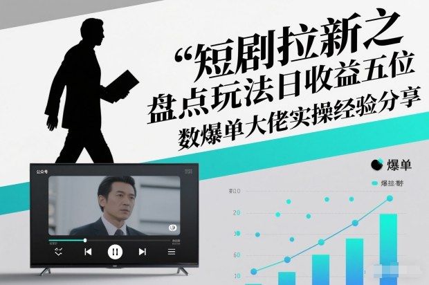 短剧拉新之盘点玩法日收益五位数爆单大佬实操经验分享-520资源库