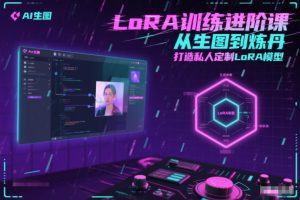 LoRA训练进阶课，从生图到炼丹，打造私人定制LoRA模型-520资源库
