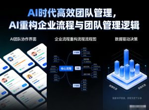 AI时代高效团队管理，AI重构企业流程与团队管理逻辑-520资源库