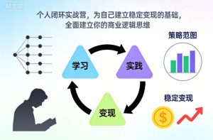 个人闭环实战营，为自己建立稳定变现的基础，全面建立你的商业逻辑思维-520资源库