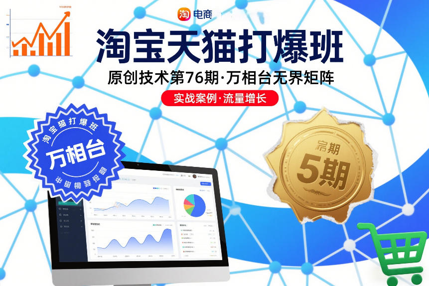 淘宝天猫打爆班原创技术第76期，万相台无界矩阵-520资源库