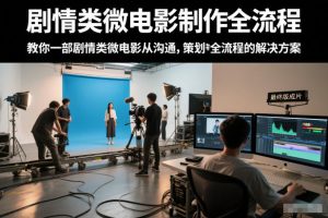 剧情类微电影制作全流程，教你一部剧情类微电影从沟通，策划到拍摄制作全流程的解决方案-520资源库