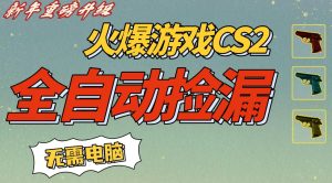 CS2交易市场全自动捡漏賺钱，新年好项目，无需玩游戏，一部手机轻松日入5张，稳定副业【揭秘】-520资源库