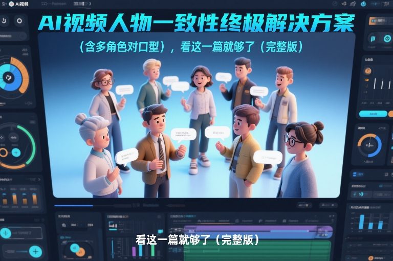 AI视频人物一致性终极解决方案（含多角色对口型），看这一篇就够了（完整版）-520资源库