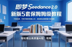 即梦Seedance2.0新版5套保姆级教程，干货拉满，手把手教你快速上手，轻松做出高质量AI短视频-520资源库