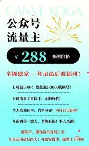 26年公众号流量主撸收益新玩法，当天就有收益，日收益5张-520资源库