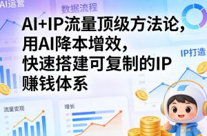 AI+IP流量顶级方法论，用AI降本增效，快速搭建可复制的IP賺钱体系-520资源库