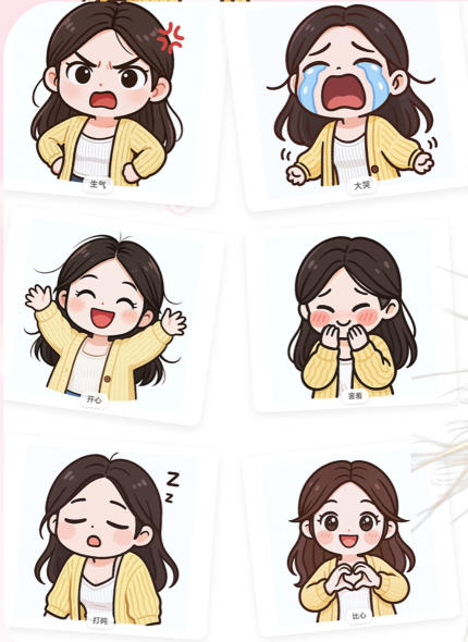 一张照片秒变多种表情包，三步就能拥有专属表情包库，零门槛玩转社交新玩法【文档】-520资源库