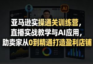 亚马逊实操通关训练营，直播实战教学与AI应用，助卖家从0到精通打造盈利店铺（更新4月29日）-520资源库