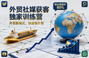 外贸社媒获客独家训练营，外贸新模式，快速做外贸（更新26年3月）-520资源库