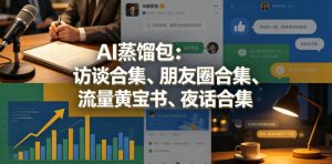 AI蒸馏包：访谈合集、朋友圈合集、流量黄宝书、夜话合集【文档】-520资源库