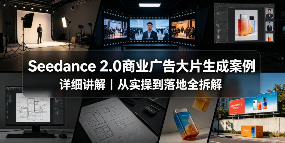 Seedance 2.0商业广告大片生成案例详细讲解｜从实操到落地全拆解-520资源库