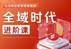 全域时代进阶课，更简单高效的全域投放实操，让电商运营更简单高效-520资源库