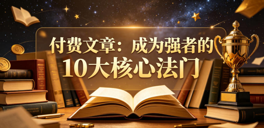 付费文章：成为强者的10大核心法门-520资源库