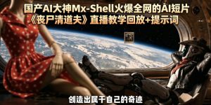 国产AI大神Mx-Shell火爆全网的AI短片《丧尸清道夫》直播教学回放+提示词-520资源库
