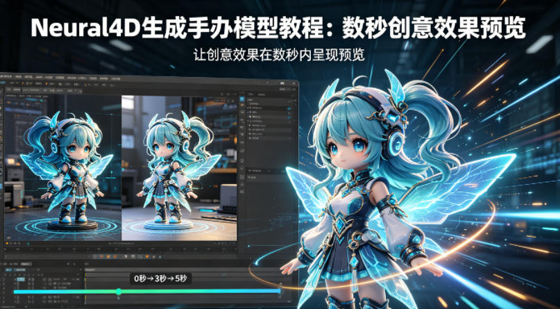Neural4D生成手办模型教程，让创意效果在数秒内呈现预览-520资源库