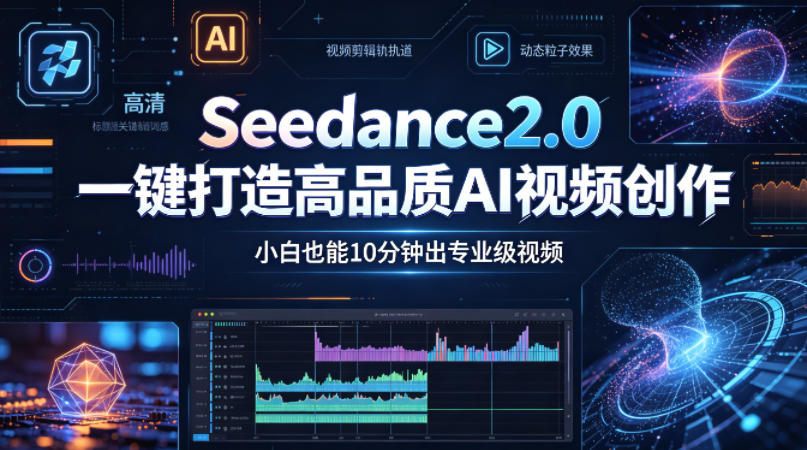 Seedance2.0一键打造高品质AI视频创作，小白也能10分钟出专业级视频-520资源库