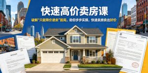 快速高价卖房课，破解“只能降价速卖”困局，助你步步实操，快速卖房卖出好价（更新2026）-520资源库